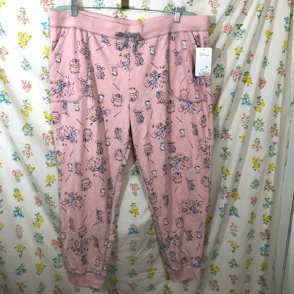 3XL Junior Plus Cinderella Mice sweatpants pajamas
